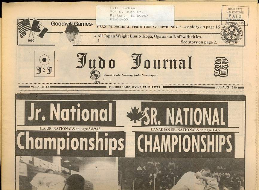 07/90 Judo Journal Newspaper